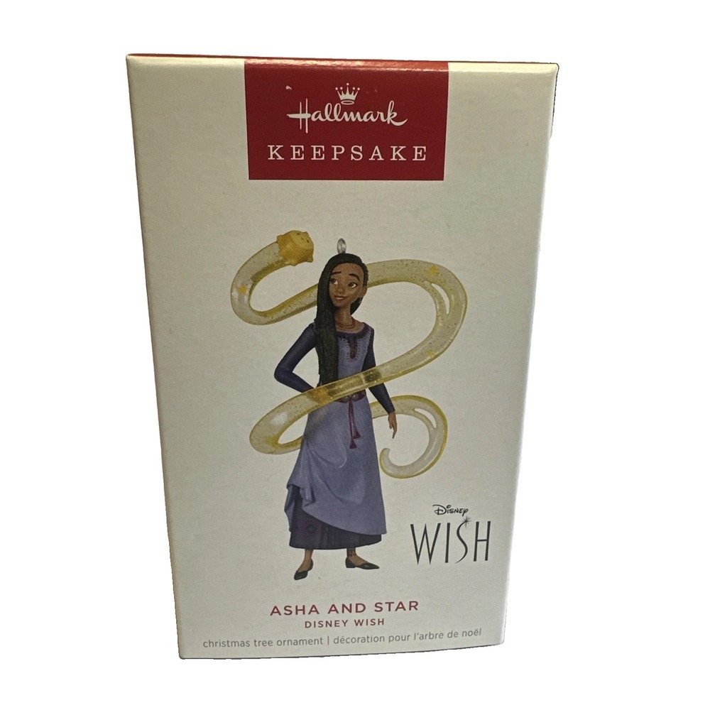 2024 Hallmark Ornament - 'ASHA AND STAR' from Disney Wish - New in Box